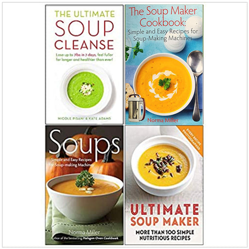 The Ultimate Soup Cleanse, The Soup Maker Cookbook, Soups, Ultimate Soup Maker 4 Books Collection Set - The Book Bundle