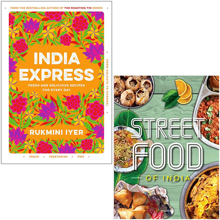 India Express [Hardcover], Street Food 2 Books Collection Set - The Book Bundle