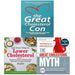 Great cholesterol Con, The Great Cholesterol Myth, Eat Your Way to Lower 3 Books Collection Set - The Book Bundle