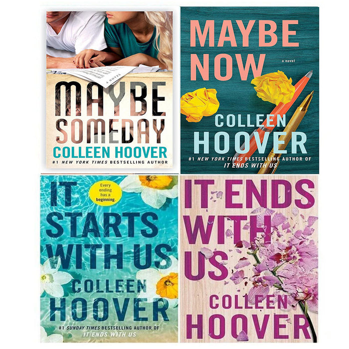 Colleen Hoover 4 Books Collection Set (Maybe Someday, It Ends With Us, Maybe ) - The Book Bundle