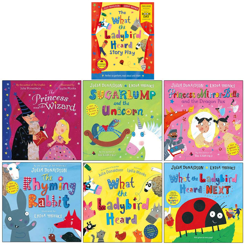 What the Ladybird Heard & other Stories Collection Set by Julia donaldson - The Book Bundle