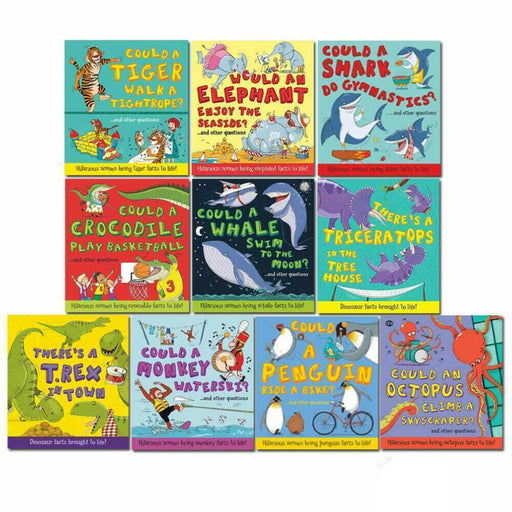 What If Series Hilarious Scenes Brings Animals Facts To Life 10 Books Collection Set - The Book Bundle