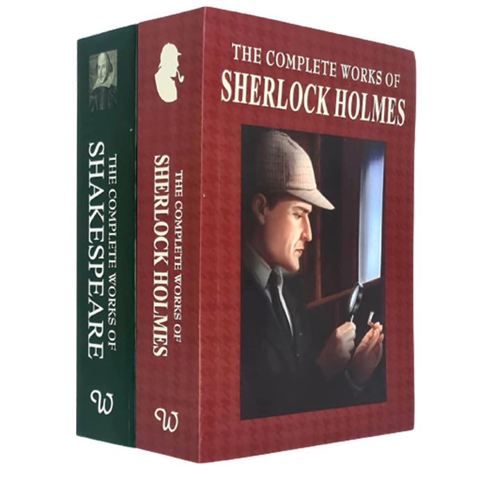 The Complete Work series Collection By Arthur Conan Doyle 2 Books Set ( Shakesphere & Sherlock Holmes) - The Book Bundle