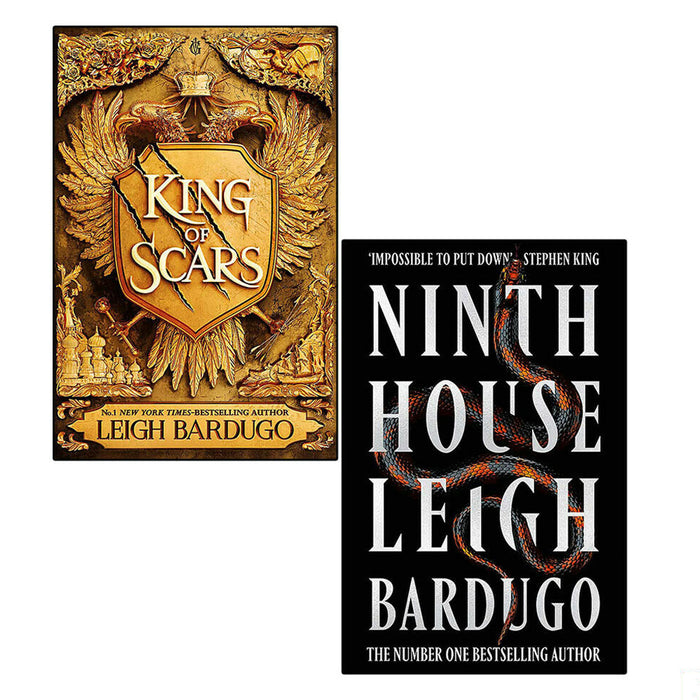 Leigh Bardugo 2 Books Collection Set (King of Scars,Ninth House) - The Book Bundle