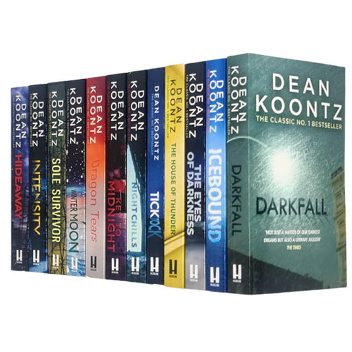 Dean Koontz 12 Books Collection Set (DarkFall,Icebound,Darkness,House,Tick,Moon) - The Book Bundle