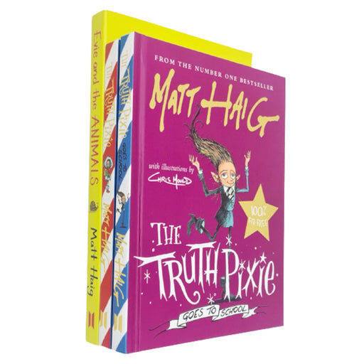 Matt Haig 3 Books Collection Set Evie and the Animals, Truth Pixie Hardback NEW - The Book Bundle