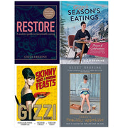 Gizzi Erskine  4 Books Collection Set (Restore: Over 100 new, delicious,Season's Eatings,Healthy Appetite,Skinny Weeks and Weekend ) - The Book Bundle