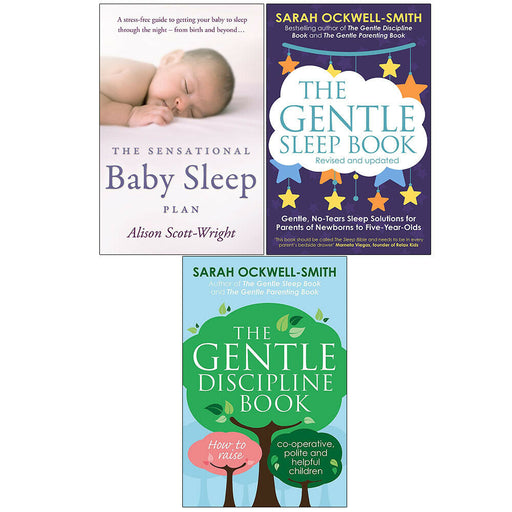 Sensational Baby Sleep Plan,Gentle Sleep Book & Gentle Discipline 3 Books Set - The Book Bundle