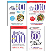 The Fast 800 Series Collection  4 Books  Set (Easy,Recipe Book,weight,Health) - The Book Bundle