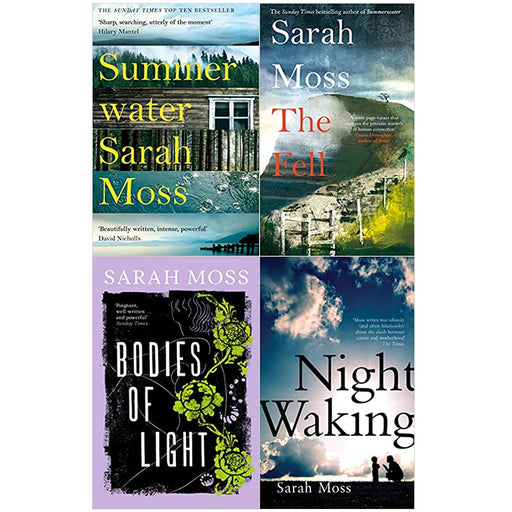 Sarah Moss 4 Books Set (Summerwater, The Fell, Bodies of Light, Night Waking) - The Book Bundle