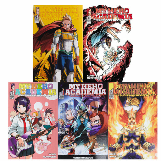 My Hero Academia By Kohei Horikoshi 5 Books Set Vol 17-21 (Lemillion, Bright Future, School Festival, School Festival Start!!,  Why He Gets Back Up) - The Book Bundle
