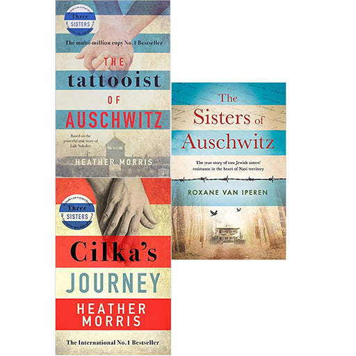 The Tattooist of Auschwitz, Cilka's Journey & The Sisters of Auschwitz 3 Books Collection Set - The Book Bundle