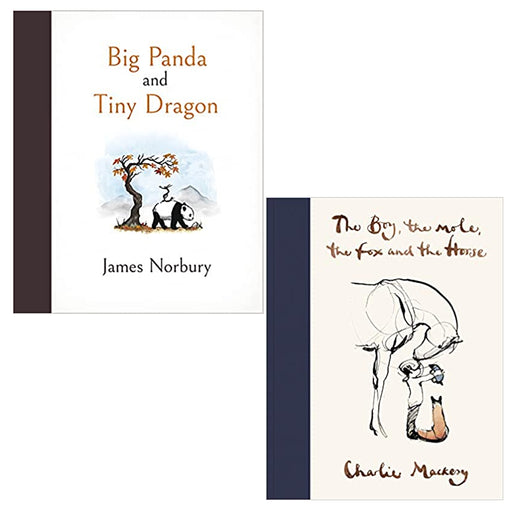 Big Panda and Tiny Dragon & The Boy, The Mole, The Fox and The Horse 2 Books Set - The Book Bundle