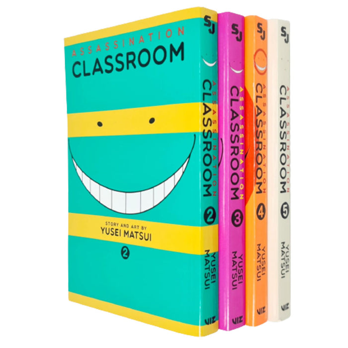 Assassination Classroom Vol 2,3,4,5 Series 3 Collection 4 Books Set - The Book Bundle