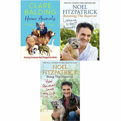 How Animals Saved My Life, Listening to the Animals, Heroic Animals 3 Books Set - The Book Bundle