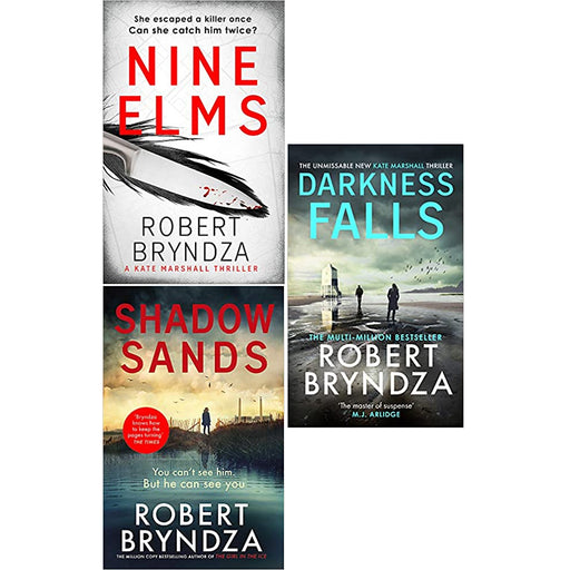 Kate Marshall Series 3 Books Collection Set by Robert Bryndza (Nine Elms, Shadow Sands & Darkness Falls) - The Book Bundle