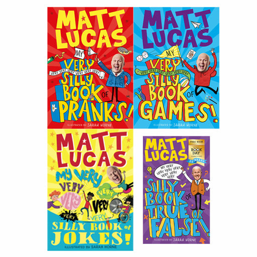 My Very Very Very Very Very Very Very Silly Book Series  4 Books Set By Matt Lucas (True or False, Jokes, BOOK OF GAMES, Pranks) - The Book Bundle