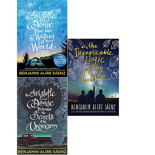Aristotle and Dante Series by Benjamin Alire Sáenz 3 Books Collection Set (Dive Into the Waters of the World) - The Book Bundle