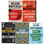Colson Whitehead 5 Books Collection Set (Nickel, Railroad, Intuitionist, Apex ) - The Book Bundle