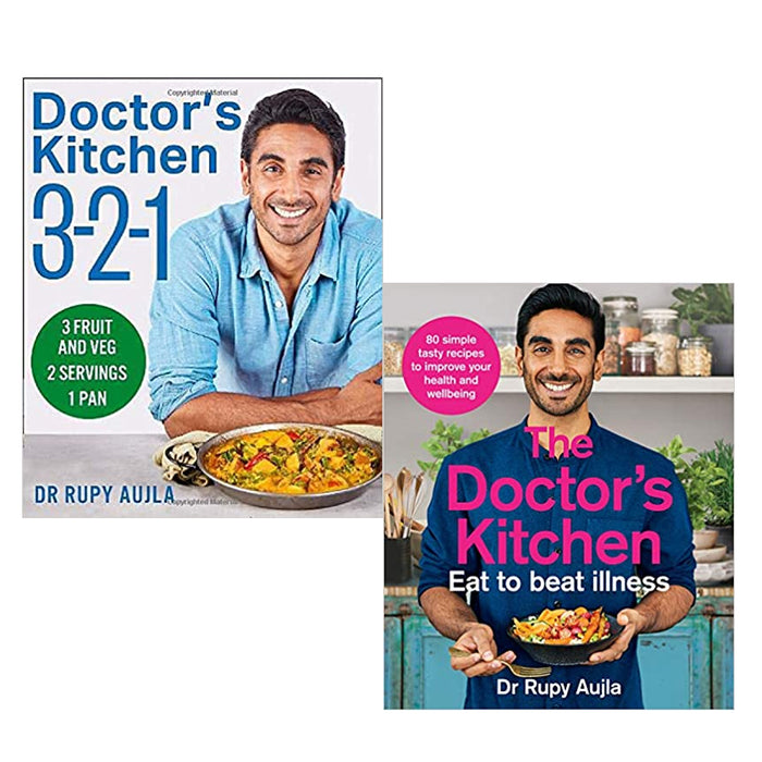 Doctor’s Kitchen 3-2-1: 3 fruit and veg, 2 servings, 1 pan & The Doctor’s Kitchen - Eat to Beat Illness: A Simple Way to Cook 2 Books Collection Set - The Book Bundle
