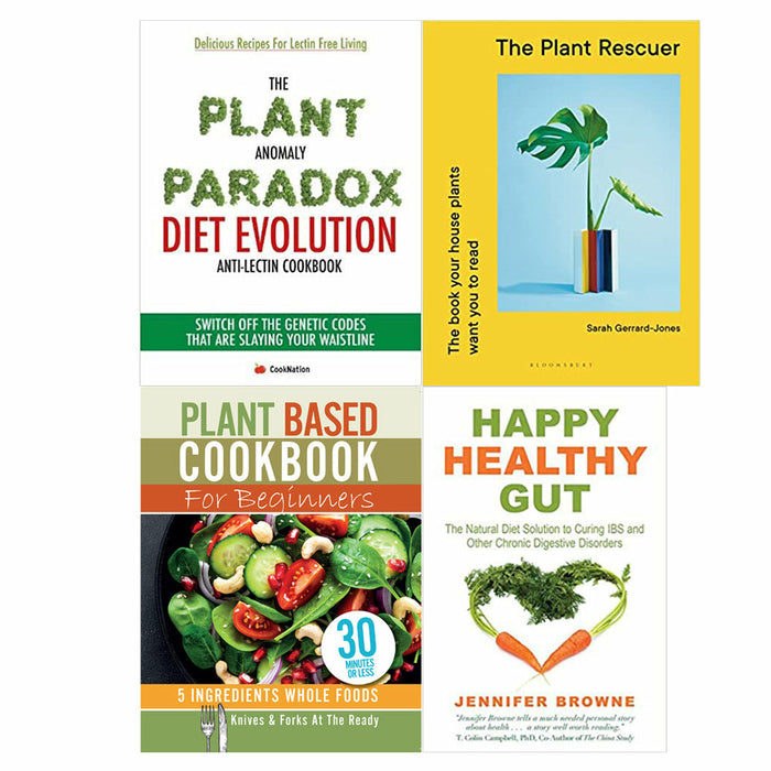 The Plant Rescuer, The Plant Anomaly Paradox, The Plant Anomaly Paradox & Plant Based Cookbook  4 Books Set - The Book Bundle