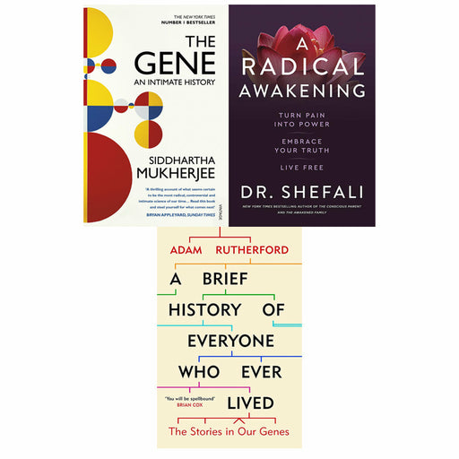 The Gene: An Intimate History, A Radical Awakening, A Brief History of Everyone Who Ever Lived 3 Books Set - The Book Bundle