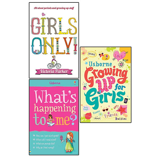 Girls Only,What's Happening to Me,Growing Up for Girls  collection 3 books NEW - The Book Bundle