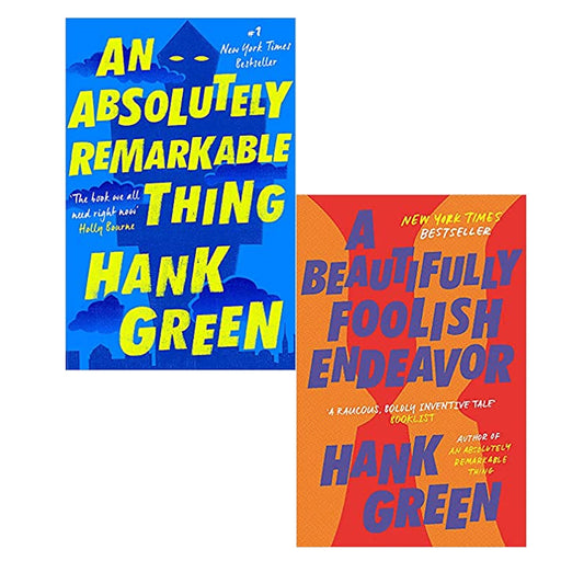 The Carls 2 Book Set Series By Hank Green (An Absolutely Remarkable Thing, A Beautifully Foolish Endeavor) - The Book Bundle