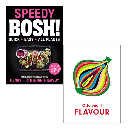 Speedy BOSH!: Over 100 New Quick, Ottolenghi FLAVOUR 2 Books Collection Set - The Book Bundle
