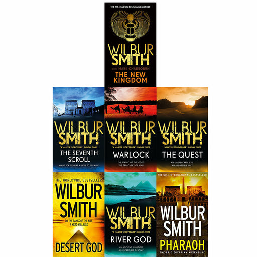 The Egyptian Series 7 Books Set (Seventh Scroll, River God, Warlock, Quest, Desert God, Pharaoh, Kingdom) - The Book Bundle