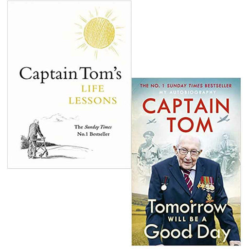 Captain Tom's Life Lessons & Tomorrow Will Be A Good Day: My Autobiography  2 Books Set By Captain Tom Moore - The Book Bundle