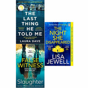 Laura Dave 3 Books Set (The Last Thing He Told Me, False Witness, The Night She) - The Book Bundle