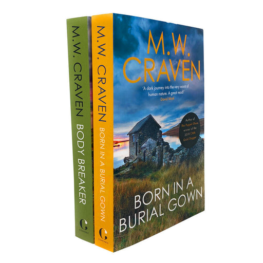 M. W. Craven Avison Fluke Series 2 Books Collection Set (Born in a Burial Gown, Body Breaker) - The Book Bundle