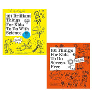 101 Brilliant Things For Kids to Do 2 Books Collection Set by Dawn Isaac-Science - The Book Bundle