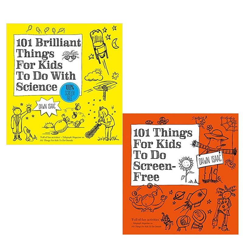 101 Brilliant Things For Kids to Do 2 Books Collection Set by Dawn Isaac-Science - The Book Bundle