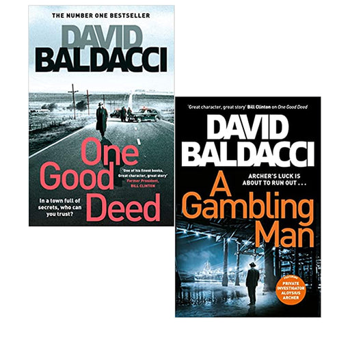 Aloysius Archer series By David Baldacci (One Good Deed  & A Gambling Man) - The Book Bundle