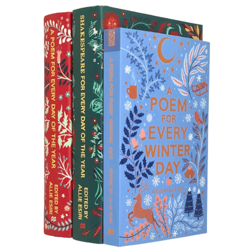 A Poem for Every Day of the Year Series By Allie Esiri 3 Books Collection Set (A Poem for,Shakespear ,Winter Day - The Book Bundle