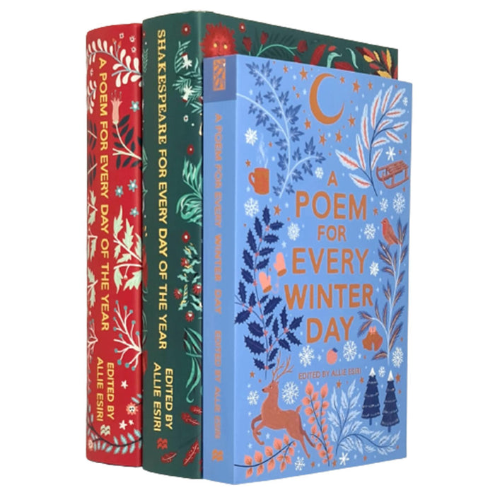 A Poem for Every Day of the Year Series By Allie Esiri 3 Books Collection Set (A Poem for,Shakespear ,Winter Day - The Book Bundle