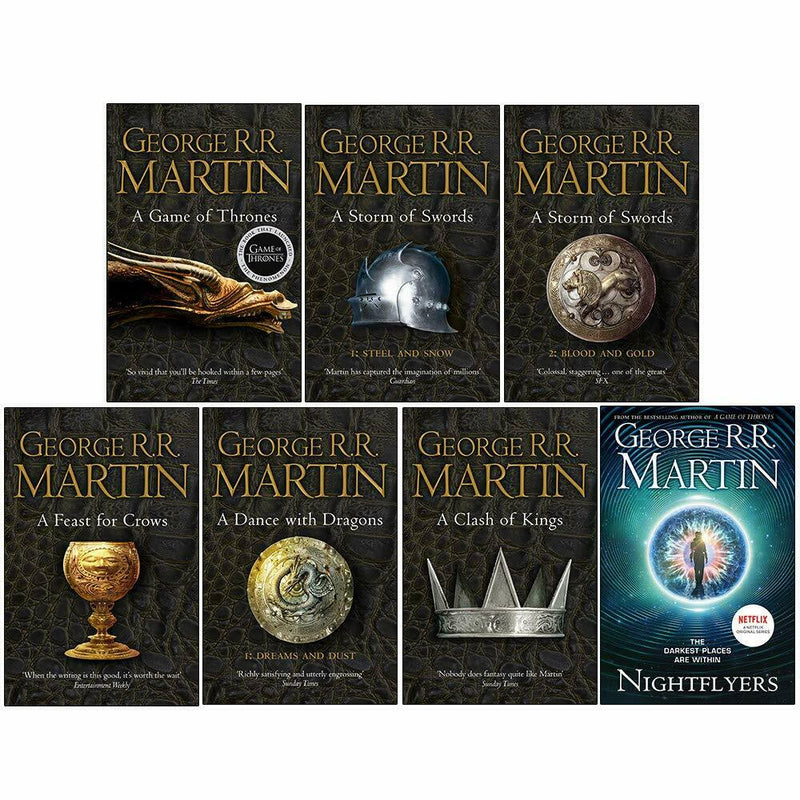 A Song of Ice and Fire Series 6 Books Collection Set By George R.R. Martin - The Book Bundle