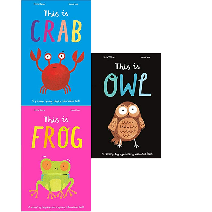 Jacqui Lee 3 Books Collection Set (This is Crab, This is Frog & This is Owl) - The Book Bundle
