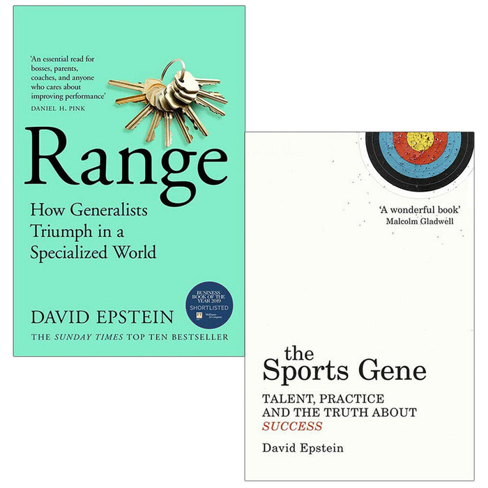 David Epstein 2 Books Collection Set Range, The Sports Gene Paperback NEW - The Book Bundle