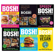 BOSH! Series 6 Books Set (How to Live Vegan, on a Budget, Simple recipes, BISH BASH, Healthy Vegan, Speedy) - The Book Bundle