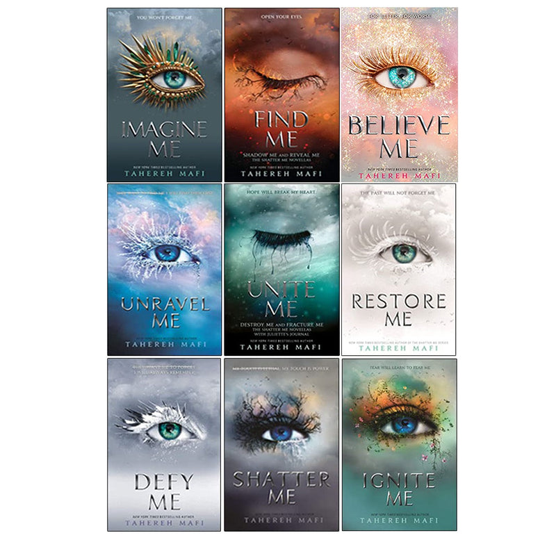 Shatter Me Series 9 Books Collection Set by Tahereh Mafi (Believe Me,Restore Me) - The Book Bundle