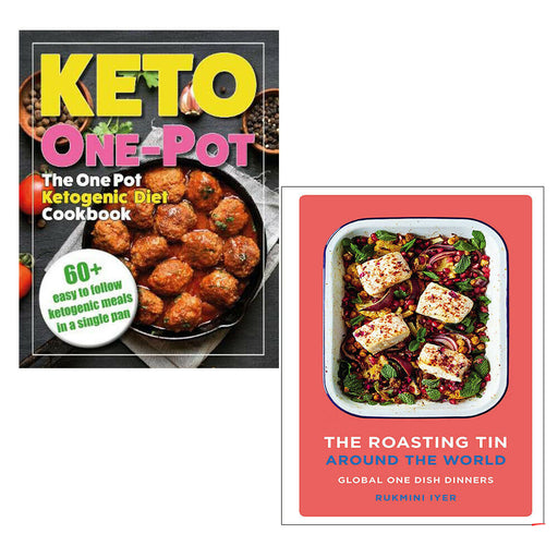 One Pot Ketogenic Diet Cookbook And Roasting Tin Around the World 2 Books Collection  Set - The Book Bundle
