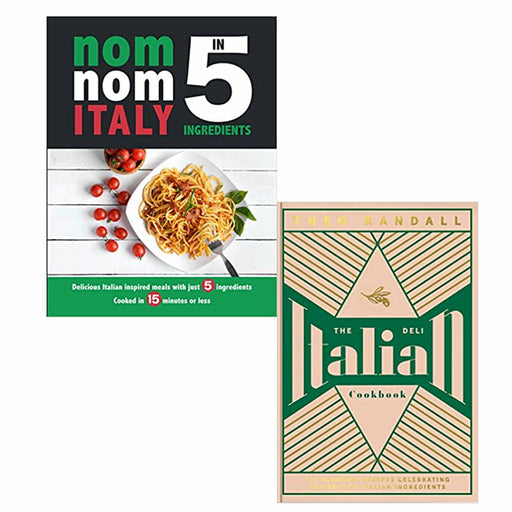 Nom Nom Italy In 5 Ingredients & The Italian Deli Cookbook 2 Books Set - The Book Bundle