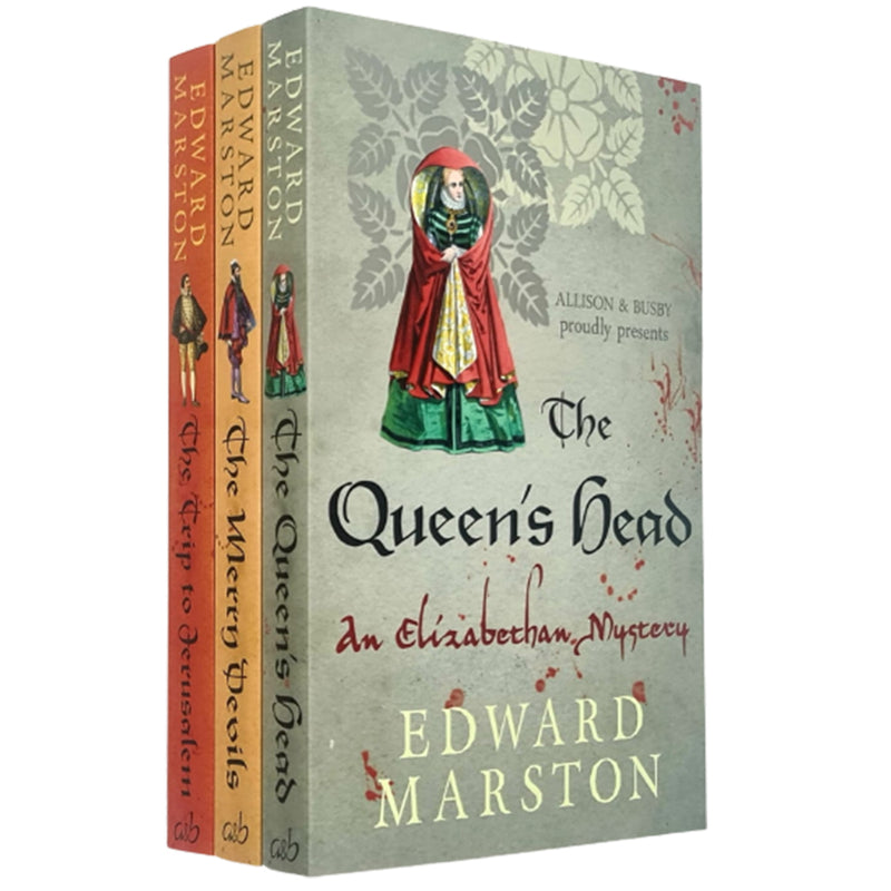 Nicholas Bracewell Series Collection By Edward Marston 3 Books Set(Queen,Devil,Jerusalem) - The Book Bundle