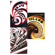 Vintage Classics collection of three Aldous Huxley books including Brave New World, Doors of Perception, and Island displayed together.