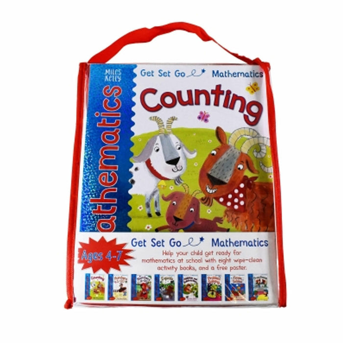 Get Set Go Mathematics 8 Books Wipe Clean Activity Book Set With Poster - The Book Bundle