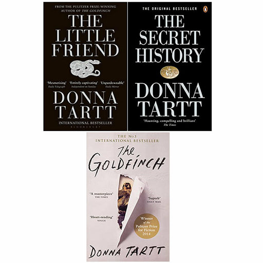 Donna Tartt 3 Books Set (The Little Friend, The Secret History, The Goldfinch) - The Book Bundle