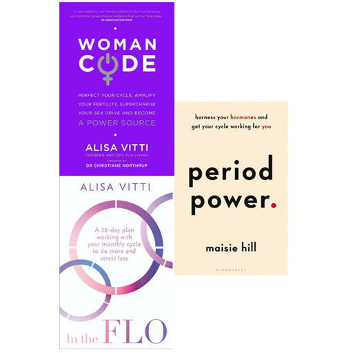In the FLO A 28 ,  Womancode , Period Power: Harness 3 Books Collection Set - The Book Bundle